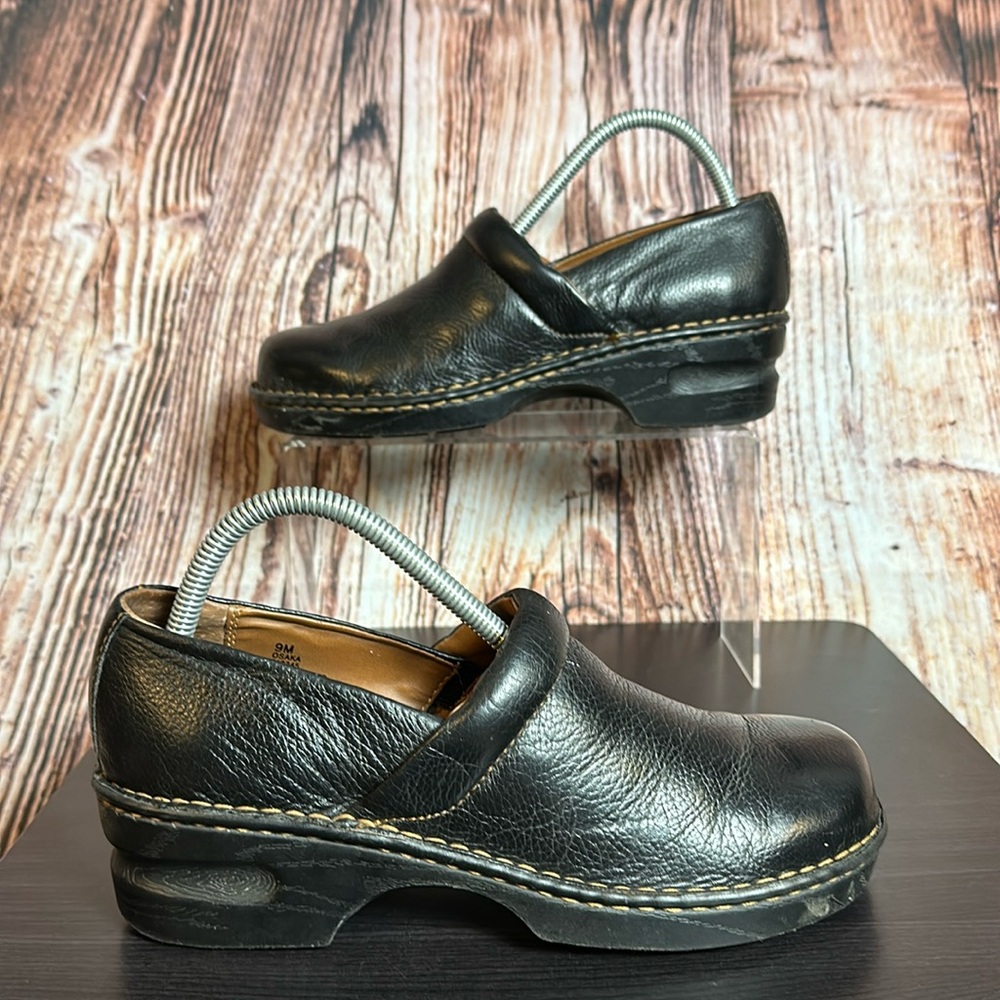 Browns Landing Osaka Leather Clogs Womens Sz 9M